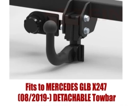 Detachable Swan Neck Tow Bar For MERCEDES GLB X247 (2019-) M-189