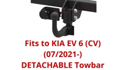 Detachable Swan Neck Tow Bar For KIA EV6 CV 2WD/4WD (2021-) K-102