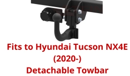 Detachable Swan Neck Tow Bar For Hyundai Tucson NX4E 2WD/4WD (2020-) H-299