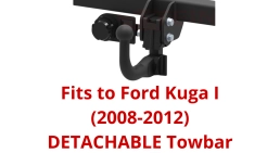 Detachable Swan Neck Tow Bar For Ford Kuga I (2008-12) F-276