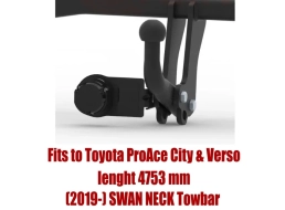 Swan Neck Tow Bar For TOYOTA ProAce City & Verso (2019-) C-059