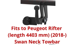 Swan Neck Tow Bar For Peugeot Rifter (4403mm) (2018-) C-023