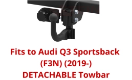 Detachable Swan Neck Tow Bar For Audi Q3 F3N Sportsback (2019-) A-118