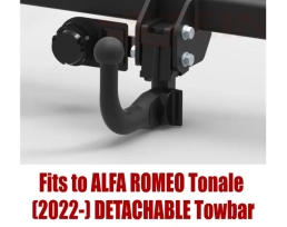 Detachable Swan Neck Tow Bar For ALFA ROMEO Tonale (2022-) A-046