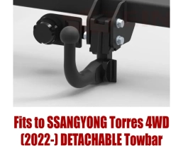 Detachable Swan Neck Tow Bar For SSANGYONG / KGM TORRES (2022-) S-493
