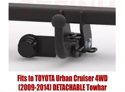 Detachable Tow Bar For TOYOTA Urban Cruiser 4WD (2009-2014) T-209