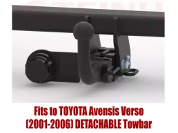 Detachable Tow Bar For TOYOTA Avensis Verso (2001-2006) T-095