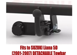 Detachable Tow Bar For SUZUKI Liana 5D (2001-2007) S-394