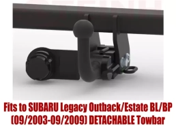 Detachable Tow Bar For SUBARU Legacy Outback BL/BP 2003-2009 S-363