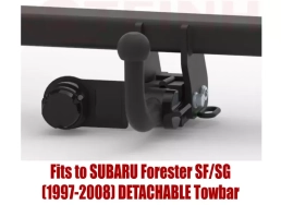 Detachable Tow Bar For SUBARU Forester SF/SG (excl. 2.0 S-Turbo) (for models with level control) (1997-2008) S-361