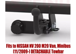 Detachable Tow Bar For NISSAN NV 200 M20 Van, Minibus 2009- N-083