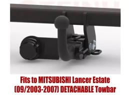 Detachable Tow Bar For MITSUBISHI Lancer Estate (2003-2007) M-341