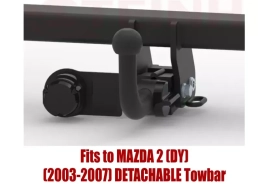 Detachable Tow Bar For MAZDA 2 (DY) (2003-2007) M-013