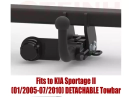 Detachable Tow Bar For KIA Sportage II (2005-2010) H-279