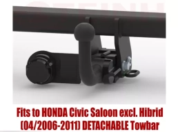 Detachable Tow Bar For HONDA Civic Saloon (2006-2011) H-041