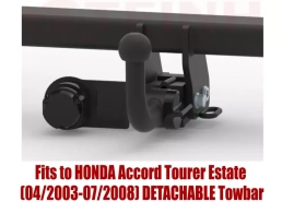 Detachable Tow Bar For HONDA Accord Tourer Estate 2003-2008 H-047