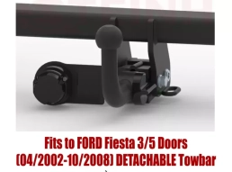 Detachable Tow Bar For FORD Fiesta 3/5 Doors (2002-2008) F-252