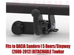 Detachable Tow Bar For DACIA Sandero I 5D/Stepway 2008-2012 D-081