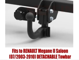 Detachable Tow Bar For RENAULT Megane II Saloon (2003-2010) R-094
