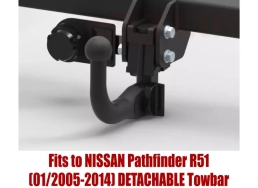 Detachable Tow Bar For NISSAN Pathfinder R51 (2005-2014) N-079
