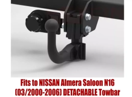 Detachable Tow Bar For NISSAN Almera Saloon N16 (2000-2006) N-015