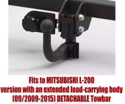 Detachable Tow Bar For MITSUBISHI L-200 (2009-2015) M-337