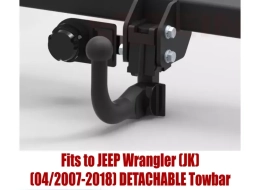 Detachable Tow Bar For JEEP Wrangler (JK) (04/2007-2018) J-072