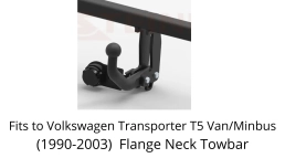 Swan Neck Tow Bar For Volkswagen Transporter T5 Van, Minibus (incl. 4x4)  (also version with parking sensors) (incl. Caravelle) (incl. Multivan) (2003-09) V-125