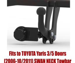 Swan Neck Tow Bar For TOYOTA Yaris 3/5 Doors (2006-2011) T-224
