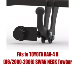 Swan Neck Tow Bar For TOYOTA RAV-4 II 3/5D (Not suitable for mounting the bicycle carrier) (2000-2006) T-186
