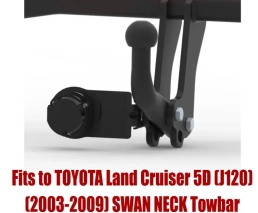 Swan Neck Tow Bar For TOYOTA Land Cruiser 5D J120 2003-2009 T-167