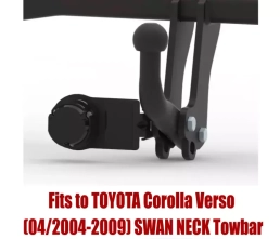 Swan Neck Tow Bar For TOYOTA Corolla Verso (2004-2009) T-124