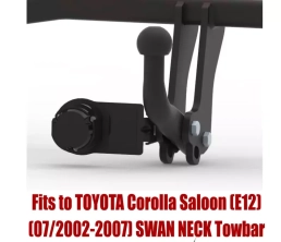 Swan Neck Tow Bar For TOYOTA Corolla Saloon E12 (2002-2007) T-120