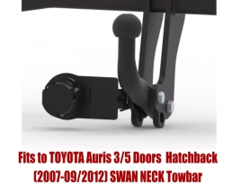 Swan Neck Tow Bar For TOYOTA Auris 3/5Doors (2007-2012) T-090