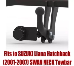Swan Neck Tow Bar For SUZUKI Liana Hatchback (2001-2007) S-393