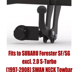 Swan Neck Tow Bar For SUBARU Forester (SF/SG) (excl. 2.0 S-Turbo) (for models with level control) (1997-2008) S-360