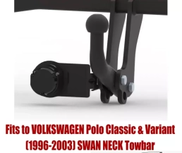 Swan Neck Tow Bar For VW Polo Classic & Variant (1996-2003) S-112