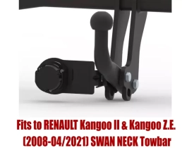 Swan Neck Tow Bar For RENAULT Kangoo II & Z.E. (Express /  Rapid) (incl. Compact) (incl. Maxi) (2008-2021) R-073