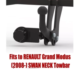 Swan Neck Tow Bar For RENAULT Grand Modus (2008-12) R-041