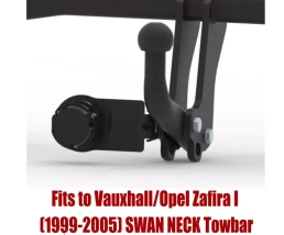 Swan Neck Tow Bar For Vauxhall/Opel Zafira I (1999-2005) O-230