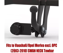 Swan Neck Tow Bar For Vauxhall/Opel Meriva (excl. OPC) (2003-2010) O-174