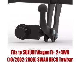 Swan Neck Tow Bar For SUZUKI Wagon R+ (2+4WD) (2002-2008) S-407