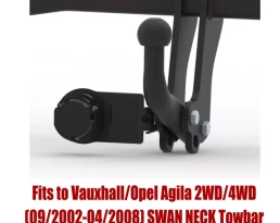 Swan Neck Tow Bar For Vauxhall/Opel Agila (2WD/4WD) (2000-08/2002) S-407