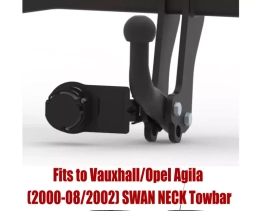 Swan Neck Tow Bar For Vauxhall/Opel Agila (2000-08/2002) S-405