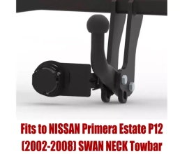 Swan Neck Tow Bar For NISSAN Primera Estate (P12) (2002-2009) N-072