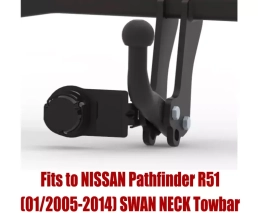 Swan Neck Tow Bar For NISSAN Pathfinder (R51) (2005-2014) N-080