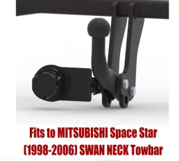 Swan Neck Tow Bar For MITSUBISHI Space Star (1998-2006) M-375