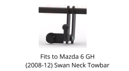Swan Neck Tow Bar For Mazda 6 Estate GH (2008-2013) M-026