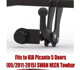 Swan Neck Tow Bar For KIA Picanto 5 Doors (2011-2015) K-037