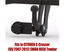 Swan Neck Tow Bar For CITROEN C-Crosser (2007-2012) M-354